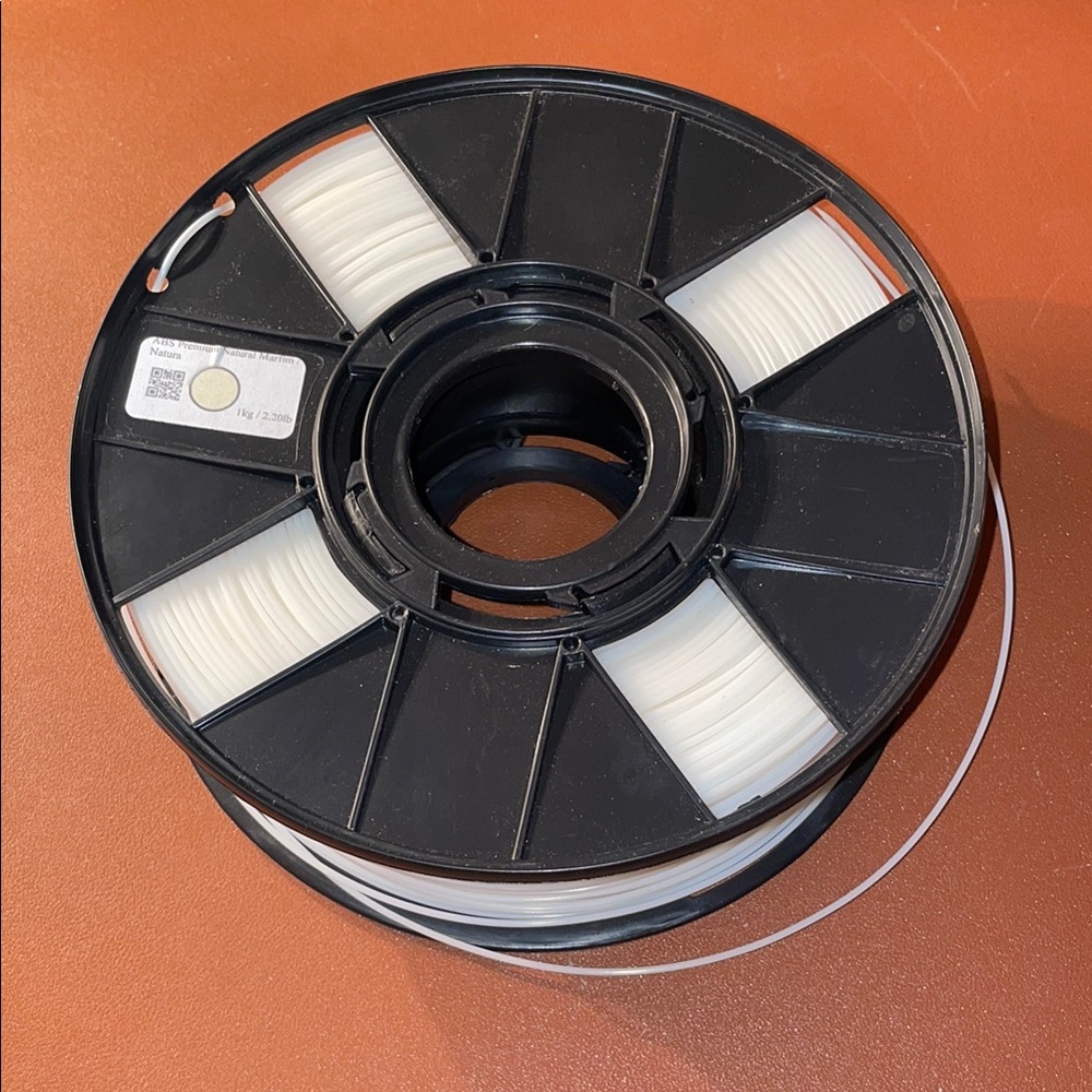Natural 3D Printer Filament Spool